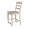 International Concepts Java Counter Height Stool, 24" Seat Height, Unfinished S-192 - alternate 3